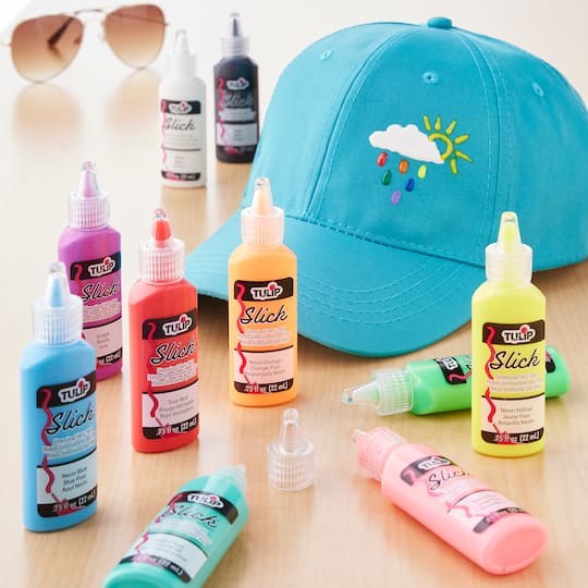Tulip® Dimensional Fabric Paint, Rainbow & Neon
